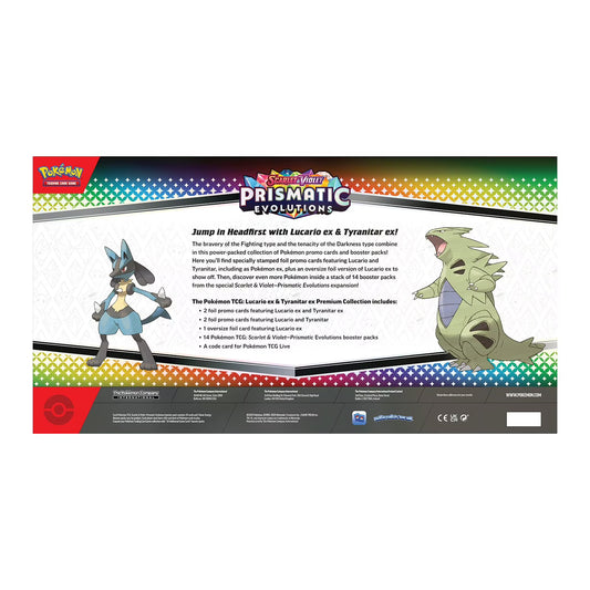 Lucario ex & Tyranitar ex Premium Collection (Inglés)