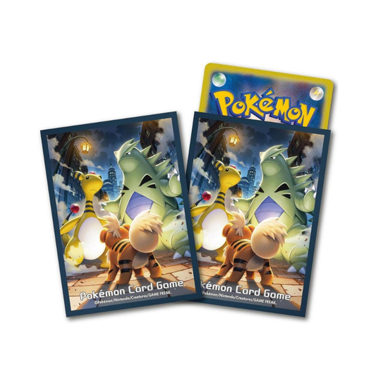 Deck Sleeves – Growlithe, Tyranitar & Ampharos (Japonés)