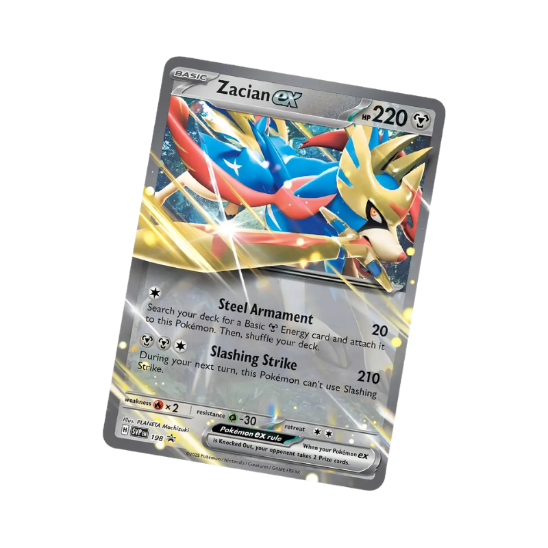 Slashing Legends Tin – Zacian ex (Inglés)